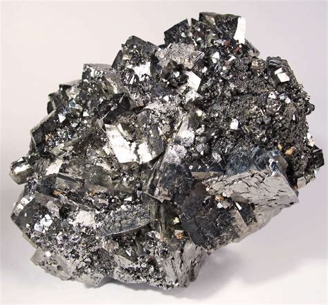 Splendent Silvery Arsenopyrite Crystal Mass Irocks Fine Minerals