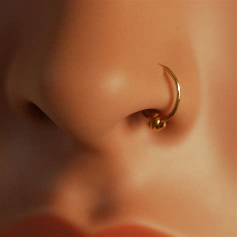 Gold Cartilage Earring Tiny Cartilage Hoop Cartilage Stud Etsy