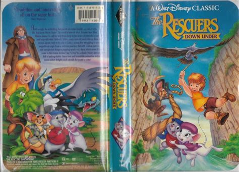 The Rescuers Down Under Vhs 1991 Vhs And Dvd Credits Wiki Fandom