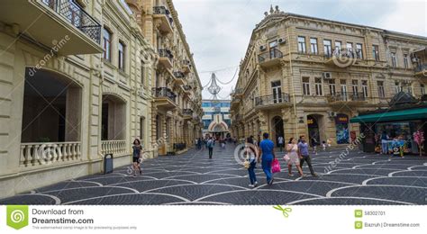 Passage Street In Baku City Shops Editorial Photo Image 58302701