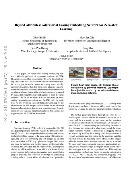 Beyond Attributes Adversarial Erasing Embedding Network For Zero Shot