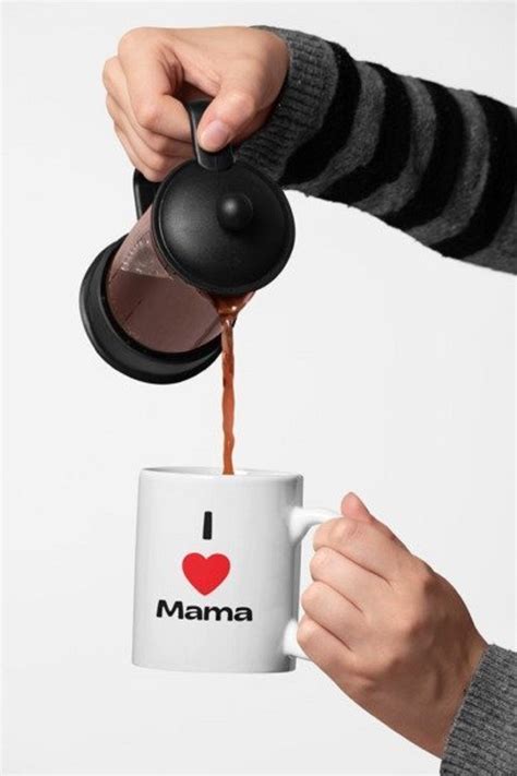 I Love Mama Mug Taza Para Mama Taza Día De La Madre Mom Etsy México