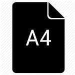 A4 Paper A3 Format Icon Icons Editor
