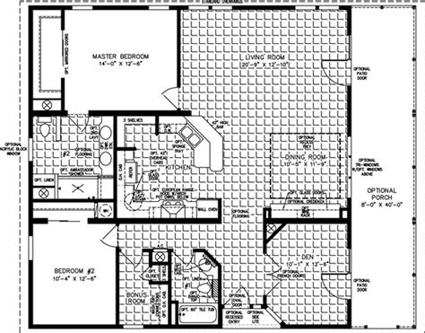 Modular home floor plans on mhp include ranchpl plans, cape cod plans and two story floor plans. Manufactured Home Floor Plan: The T N R • Model TNR-7401 ...