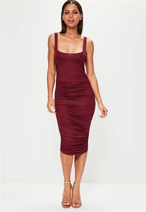 Buy Missguided Bodycon Midi Dress In Stock