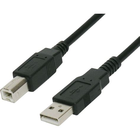 Usb 2.0 type a male to type b male cable with. Keji 2m USB Type A to Type B Cable | Officeworks