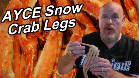 Buffet Buster Ayce Snow Crab Legs How Much Can A Pro Eater Eat Youtube
