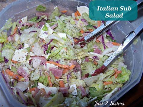 Italian Sub Salad Recipe