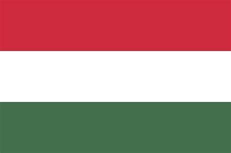 Flag In Colors Of Hungary Vector Image Stock Illustration Download