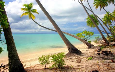 fondos de pantalla 1600x1000 px playa nubes polinesia francés isla paisaje naturaleza