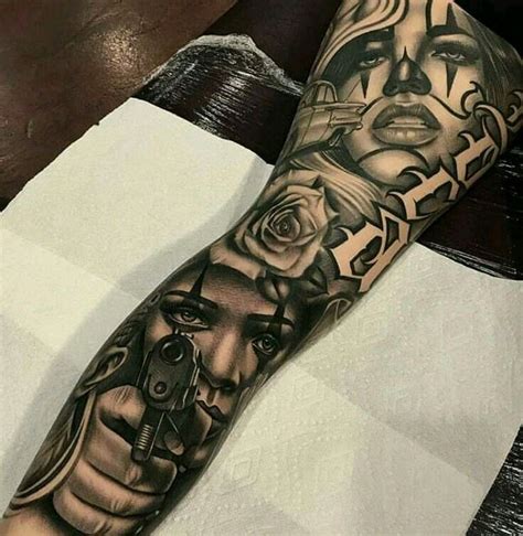 good example chicano tattoos gangsta tattoos chicano tattoos sleeve