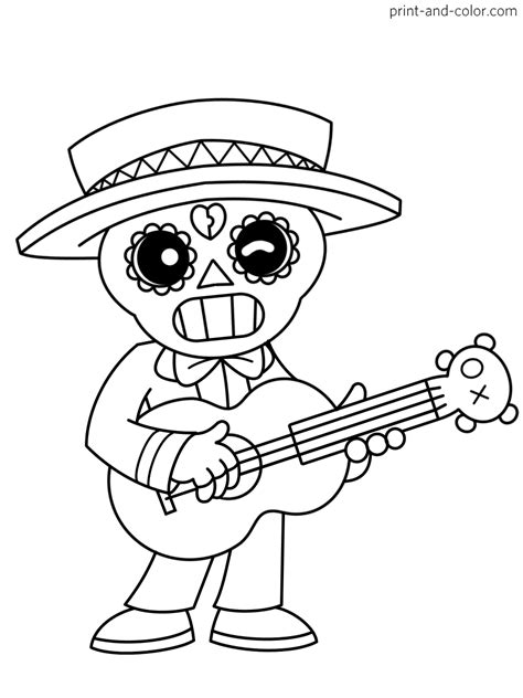 42 Top Images Brawl Stars Coloring Pages Penny Brawl Stars Coloring