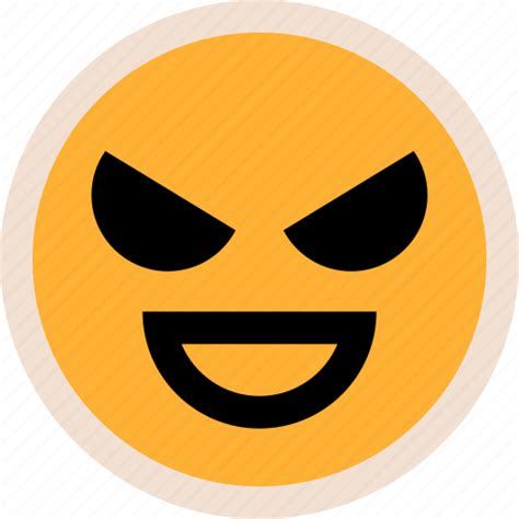 Evil Face Smile Icon