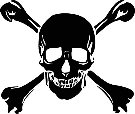 Jolly Rogers Pirate Skull Decal