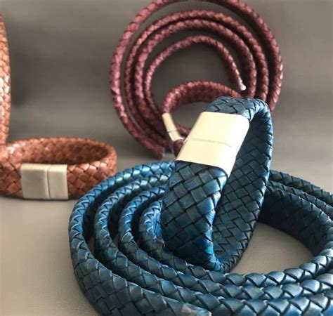 Oval Braided Leather Cord Braided Leather Leather Cord Leather