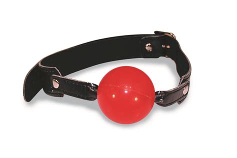 New Solid Red Ball Gag Harness Bondage Restraints Adult Sex Toy Role