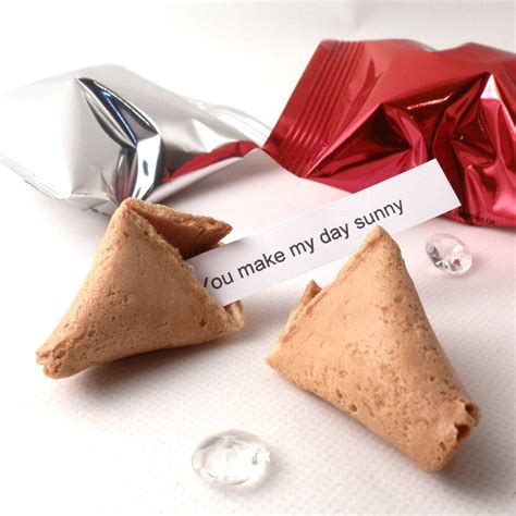 Love Heart Fortune Cookies By Bunting And Barrow