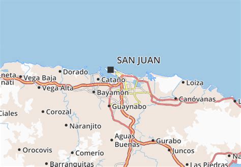 Michelin Hato Rey Norte Map Viamichelin