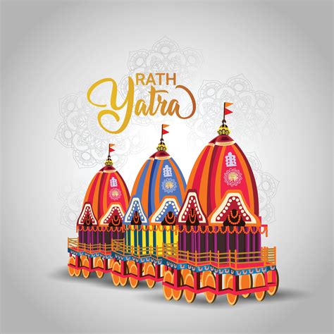 Rath Yatra Of Lord Jagannath Balabhadra And Subhadra Festival