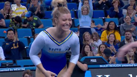 highlight gracie kramer scores a perfect 10 on floor for ucla women s gymnastics [video]