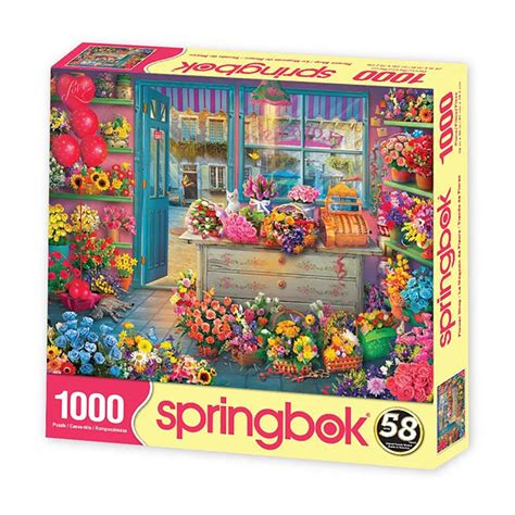 Springbok Flower Shop 1000 Piece Jigsaw Puzzle Annies Hallmark And