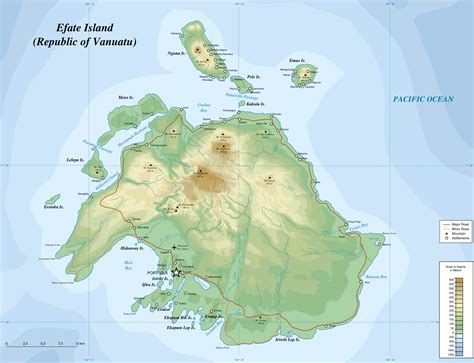 Filemap Of Efate Island Enpng Wikimedia Commons