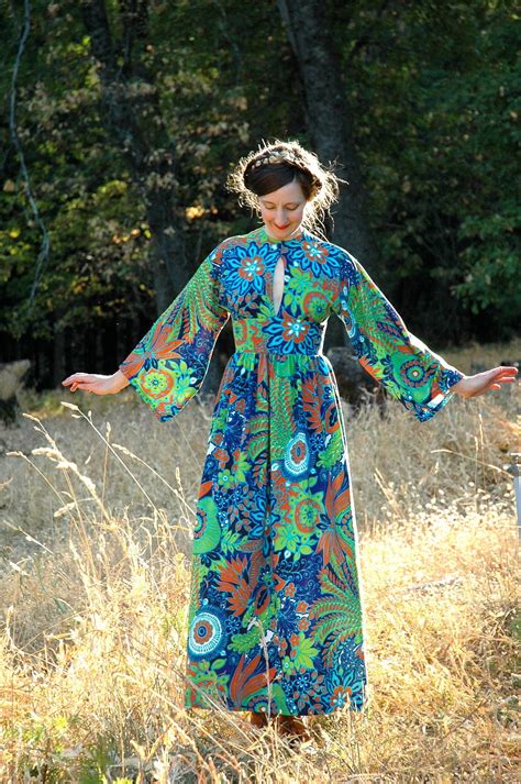 60s psychedelic maxi dress 1960s maxidress madmen