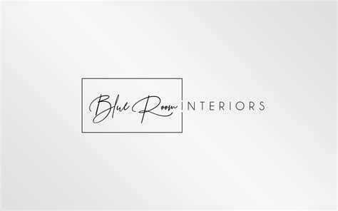 Upmarket Professional Interior Design Logo Design For Blue Room