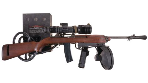 Us Inland T3 Carbine With M2 Infrared Sniper Scope Rock Island Auction