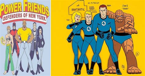 10 Images That Show Marvel Heroes As Drawn By Hanna Barbera