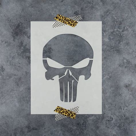 Image Result For Punisher Stencil Skull Stencil Punisher Skull