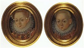 Miniature of Anna Maria Vasa and Władysław Vasa, 1598 - Martin Kober ...