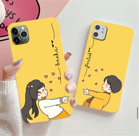 Falling In Love Custom Couple Phone Case Mobile Cover For Couples
