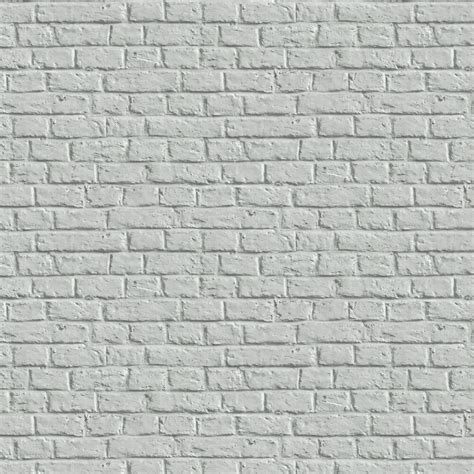Brick Wall By Metropolitan Stories Silver Grey Wallpaper