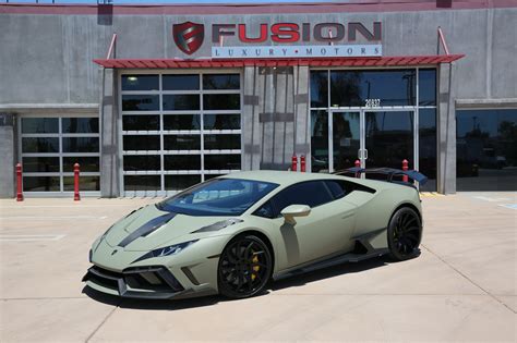 Lamborghini Huracan Carbon Fiber Full Body Aero Kit Fusion Motor Company