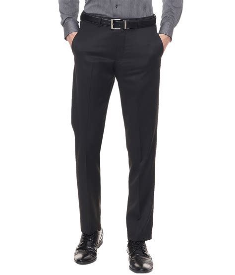 Buy Haoser Black Formal Trousers For Men Daily Office Wear Formal Pant