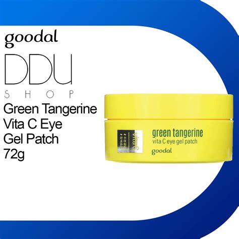 Goodal Green Tangerine Vita C Eye Gel Patch 72g Shopee Singapore