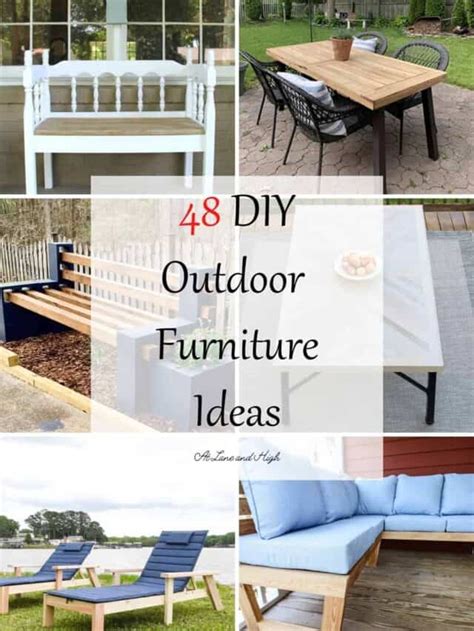 48 Cheap And Easy Diy Outdoor Furniture Ideas At Lane And High