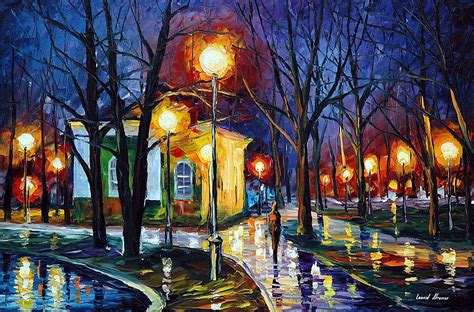 After The Rain — Palette Knife Oil Painting On Canvas Painting Oil Painting On Canvas Canvas