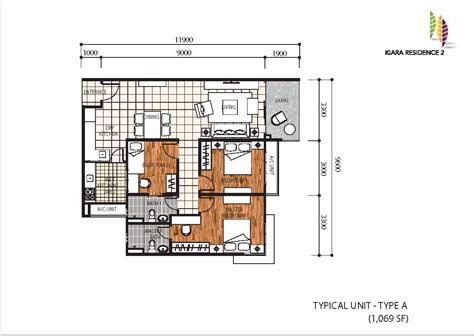 Kiara Residence Kiara Residence 2 Floor Plan