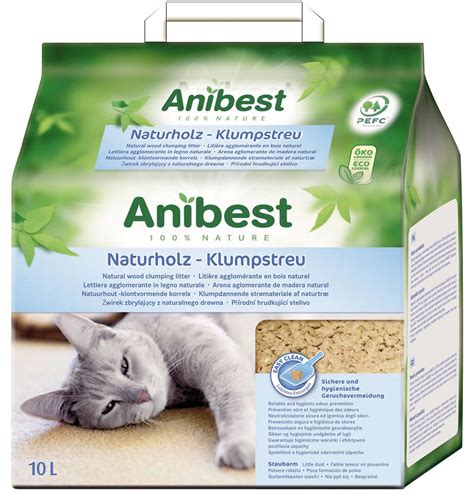 Cats Best Anibest Cat Litter 43kg 10l Clumping Eco Cat Litter
