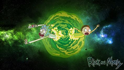 Download Morty Smith Rick Sanchez Space Green Cartoon Tv Show Rick And