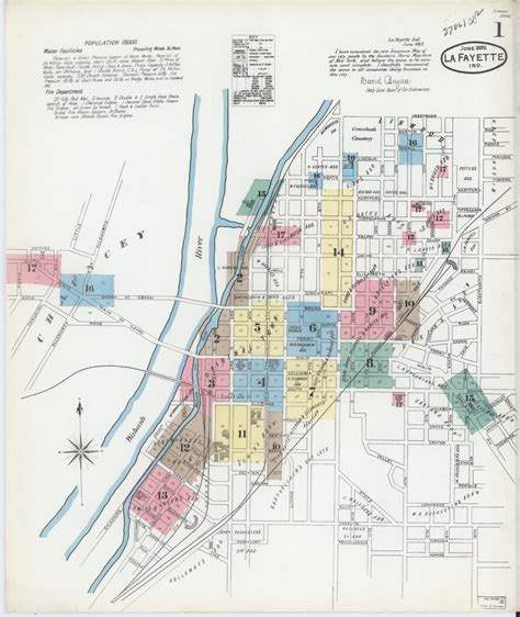 Sanborn Maps Available Online Lafayette Library Of Congress