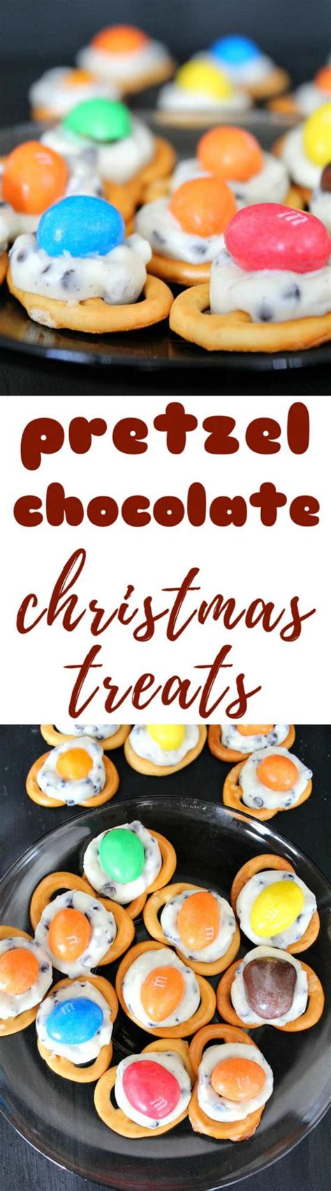Literally, each recipe looks amazing. Pretzel Christmas Treats With M&M's & Hershey's Kisses