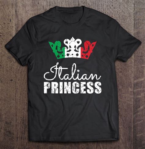 italian princess italy flag proud heritage tank top