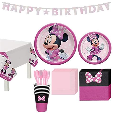 Minnie Mouse Party Supplies Forever Kids Birthday Party Supplies For 8