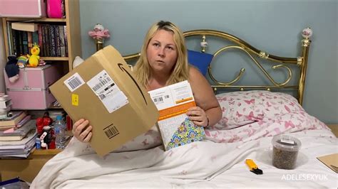 Bbw Adelesexyuk Unboxing Her New Colouring Books From Amazon Youtube