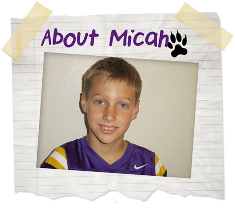 Contact Micah Micah The Tiger