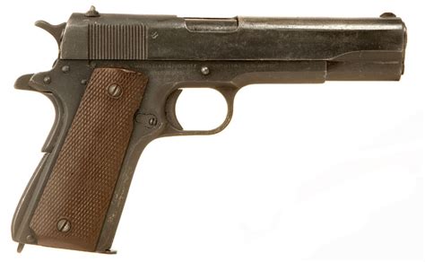 Deactivated Wwii Colt Manufactured 1911a1 Allied