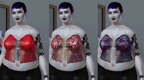 Mod The Sims Pipmons Corset Top 003 Not A Replacement